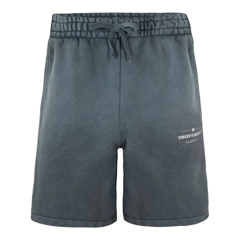 Couture Club Mens Fleece Graphic Shorts / Black